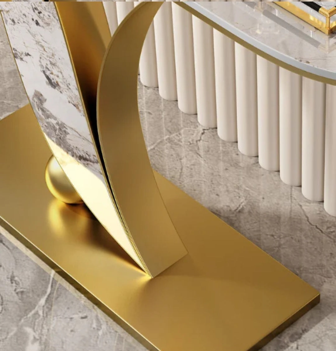 MFurn Nordic Style Sintered Top Console Table