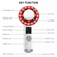 Body Slimming 8-IN-1 Machine ,Anti-Cellulite Fat Burner Skin Lift Tighten Massager - Available In Black or White