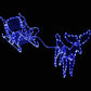 MTech Christmas Reindeer With Sledge - 12M LED Tube Lights - Various Colours