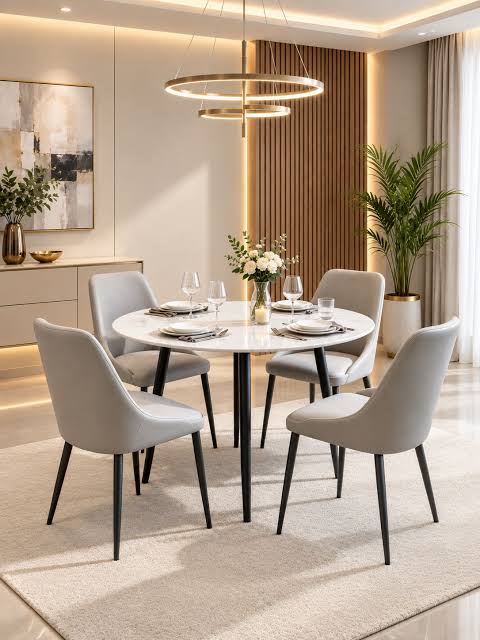 MFURN Nordic Style 5pc Dining Set