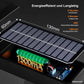 MTech Outdoor Solar Wall Lamp IP65 Twilight Sensor 2700K - 2pc Pack