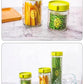 MHOME 3pc Glass Canister Set