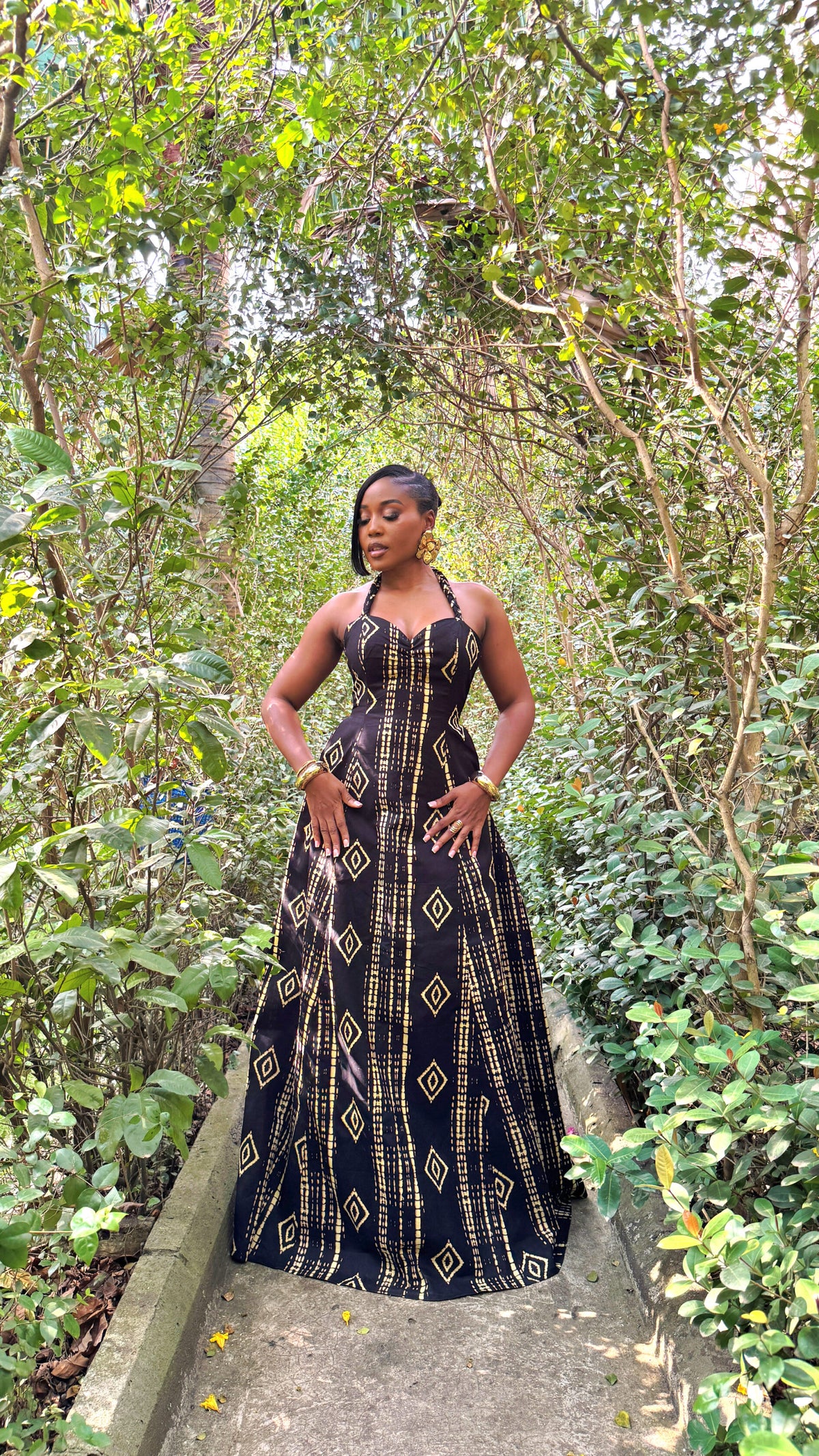 Ladies African Inspired Maxi Dress-Various Options