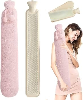 MHome Long Plush Hot Water Bottle-Various Colours
