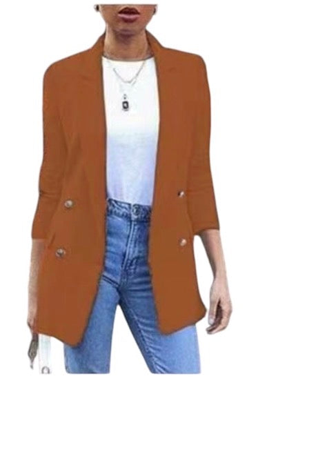 Ladies Double Breast Blazer-Various Colours