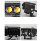 Motorcycle LED Spotlights High And Low Beams Two-Color Lens Headlights