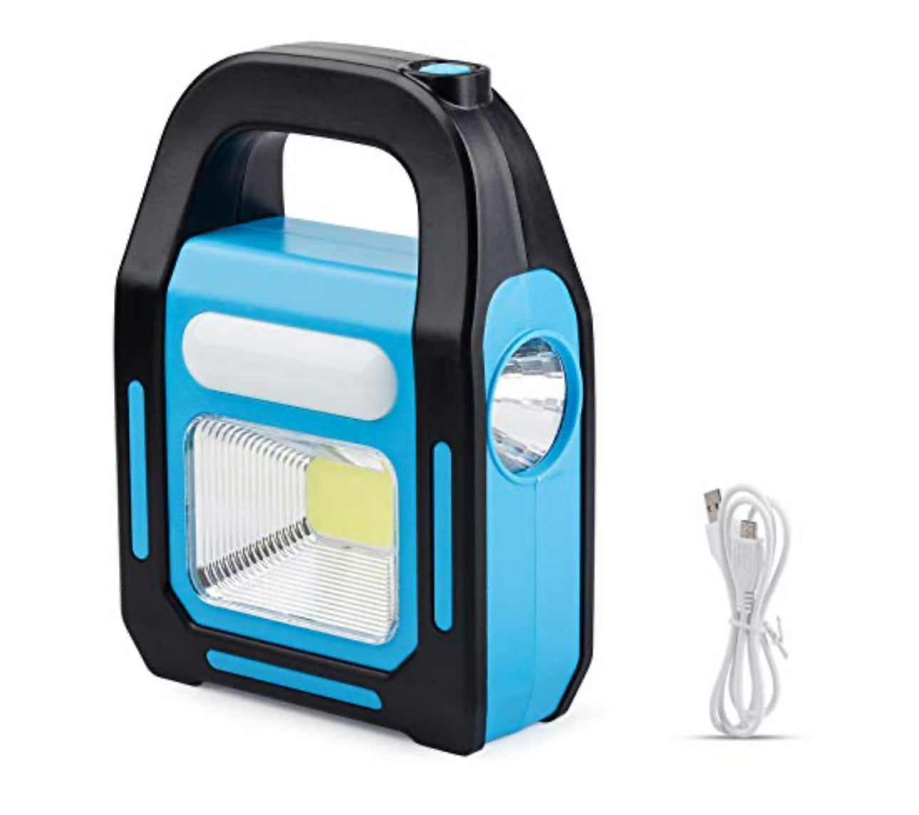 MTech 2-Pack Solar USB Rechargeable COB LED Camping Lantern – Waterproof Emergency Flashlight