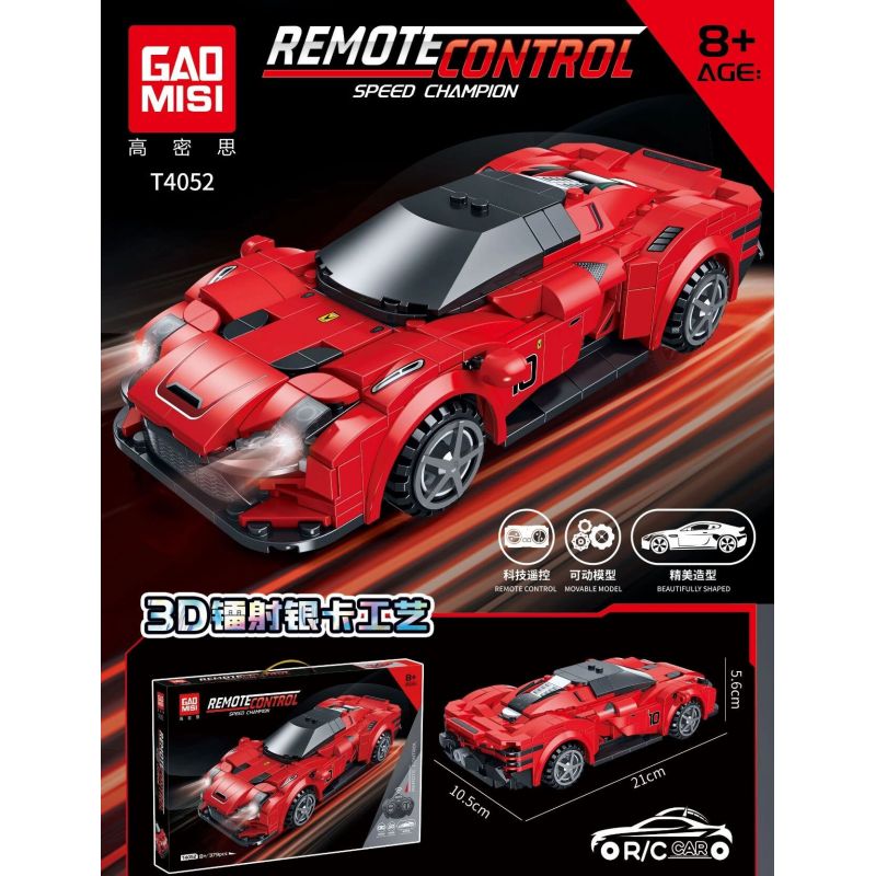 GAOMISI Generic FERRARI Racers Speed Racing Model Toy Set 379pc