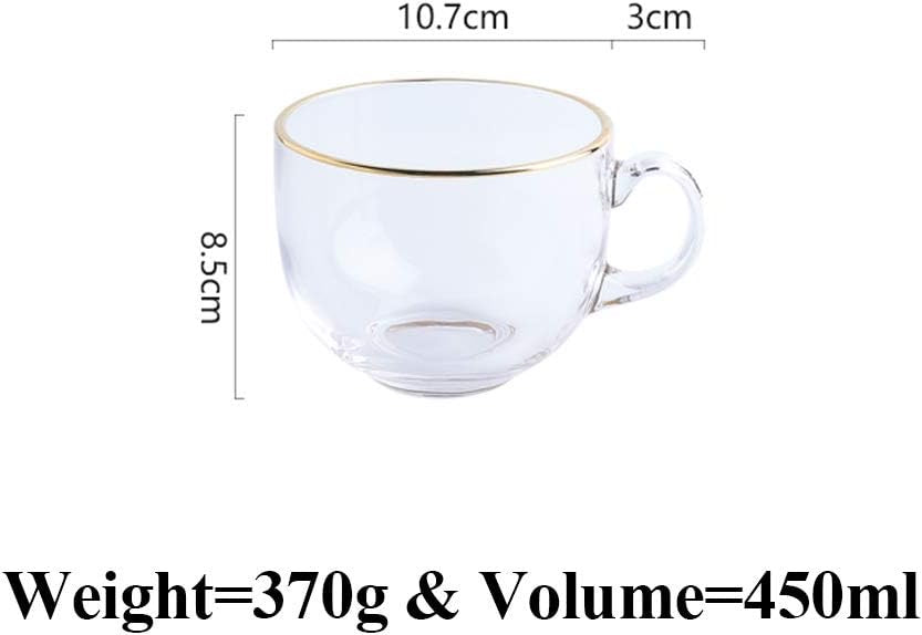 Cereal Bowl Set With Gold Trim - 4pc