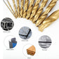 Drill Set 99pc Titanium Coated HSS