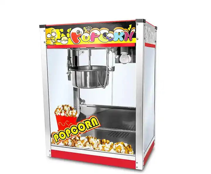 Popcorn machine commercial stall automatic puffing machine electric spherical butterfly roof popcorn machine
