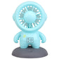 Mini handheld fan, astronaut shape rechargeable handheld fan