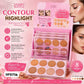 Ushas Contour Highlight Palette Makeup Kit 8 Shade