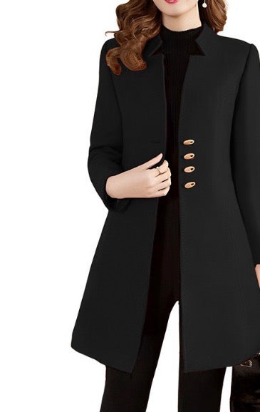 Ladies MidLength Slim Fit Winter Jacket-Various Colours