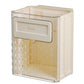 Hanging Kitchen Trash Can, Collapsible Waste Bin, Small Plastic Folding Hang Garbage Can for Cabinet Bedroom Bathroom Kitchen Office Car.