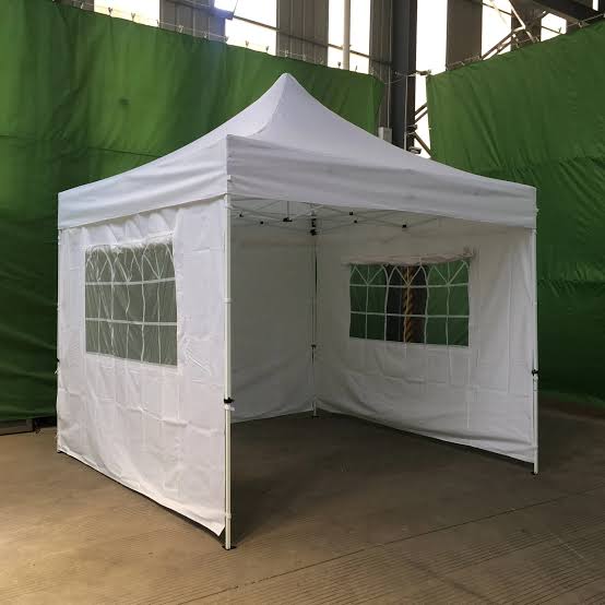 MHome Outdoor Gazebo 3x3M Foldable With Walls White