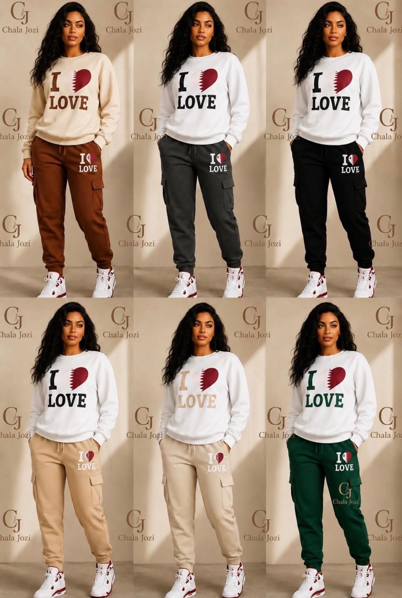 Ladies Trendy 2pc Track Suits-Various Colours