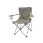 MHome  Classic Adult Folding Camp Chairs with Mesh Cup Holder 4pc Set Grey Only