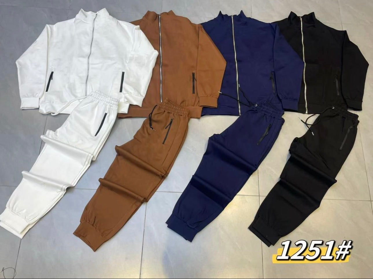 Men’s Slim-Fit Coordinated Tracksuits-Various Colours