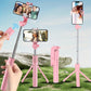 Mtech Wireless Selfie Stick Tripod 6:1 | 360° Rotation Remote Control Stand-Various Colours