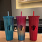MHome Stylish Studded Double Wall Insulated Tumbler-Various Colours