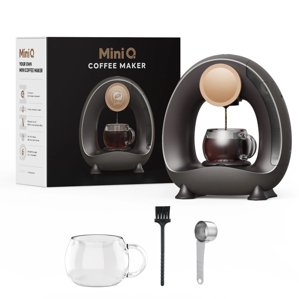 Portable Automatic Coffee/Tea Machine, Mini Q Electric Coffee-Tea Maker
