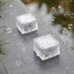 Solar Brick Lights - 6 Pack Solar Ice Cube Lights IP65-Waterproof Brick Light 4-LED Outdoor Brick Decor in Garden