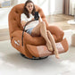 MFurn Recliner | Single Recliner Sofa | 360° Rotation | 30° Recline Swing | Premium Leather | Lazy Sofa Chair | Sofa Couch Bed-Various Options