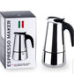 MHome Expresso Maker Stainless Steel - 2 Cup