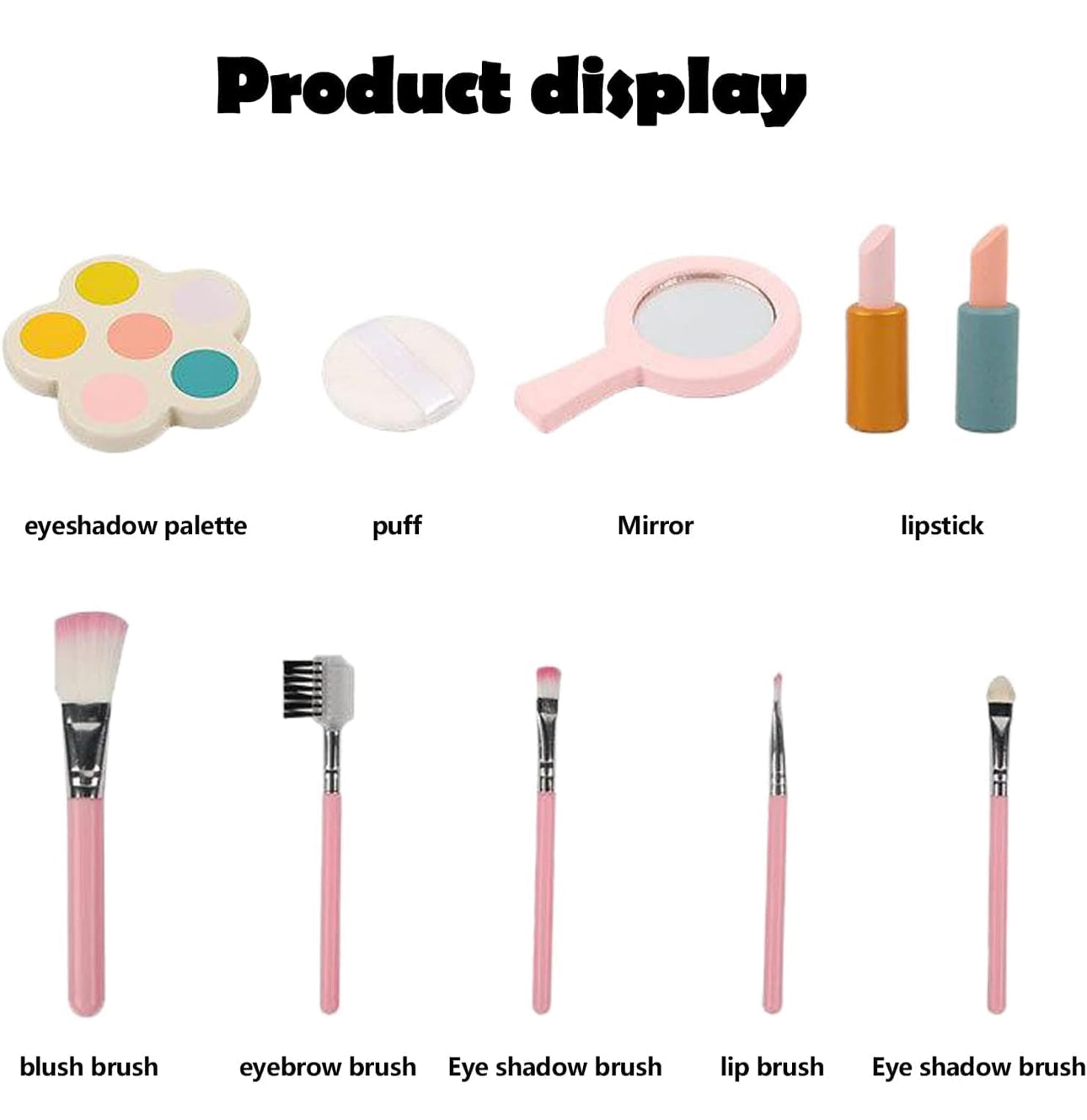 Generic
Toddler Fantasy Vanity Beauty Dresser Table Play Set with Chair, Fashion & Makeup Accessories for Kid and Pretend Play, Toy,Wooden Dressing Table And Stools, Dresser Table,3,4,5 Age Kids (PINK)