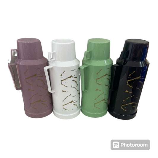 Thermos Flask Coffe/Tea/Water - Various Marble Colours 1.8L