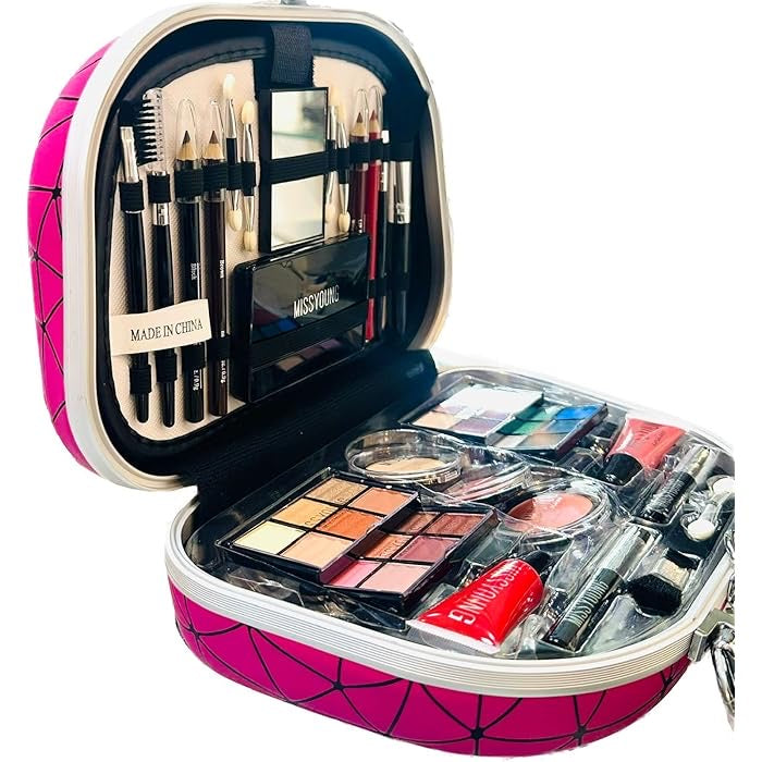 Miss Young Professional Waterproof set of 47pc Make up set (Light Pink)