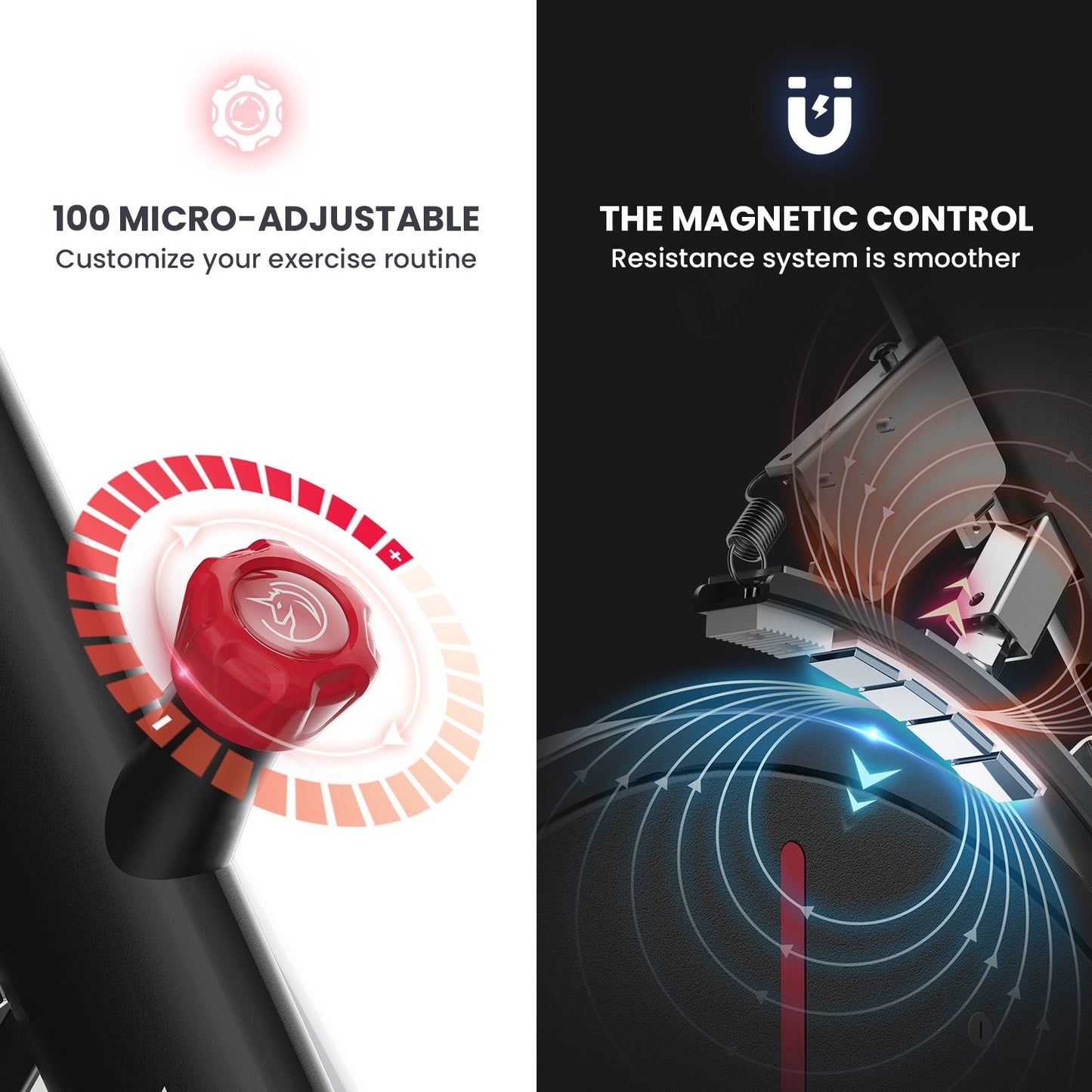 S3 Indoor Exercise Bike – Silent Magnetic Resistance Bluetooth Connectivity