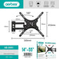 Aerbes Wall Mount Swivel TV Bracket 14-55 Inch