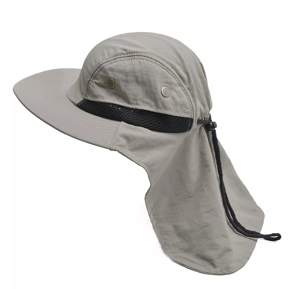 Fishing Hat Sun Protection Outdoor Hat with Neck Flap  Anti-UV Hat - Various Colours