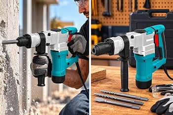 GABKA GA-88085 Demolition Breaker 1300W
Corded Electric, Chiselling Tool
