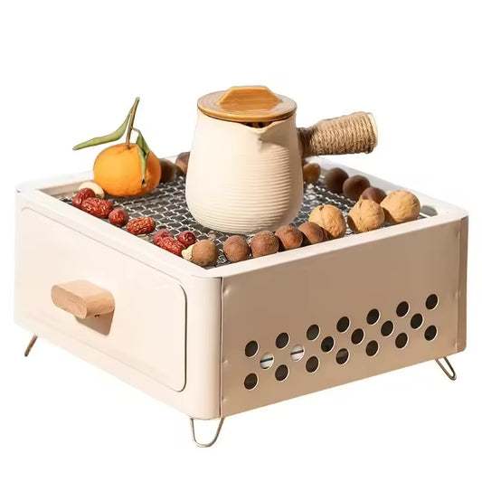 MHome Barbecue Grill Portable Charcoal Stove Tabletop Camping Grill