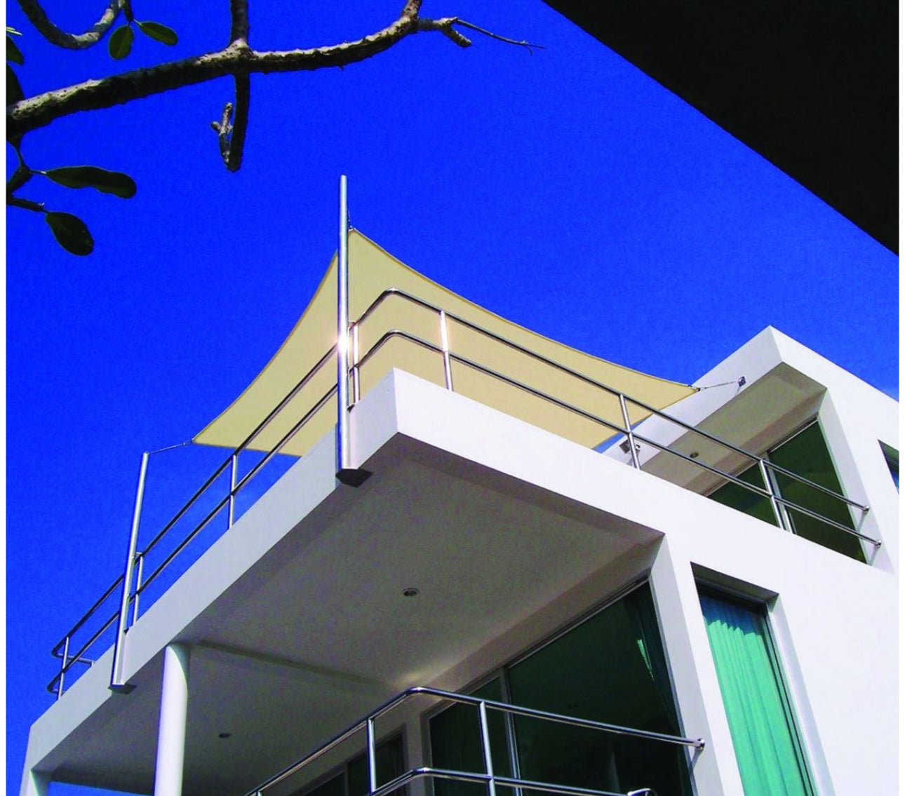 MHome Sun Shade Sail Square/Rectangular,UV Block Sunshade Canopy-Various Options