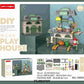 2-in-1 DIY Play House Villa & Kitchen