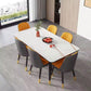 MFurn Trendy Marble Sintered Top Dining Table & Chair 5pc Set