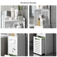 Slim Bathroom Cabinet Floor Standing