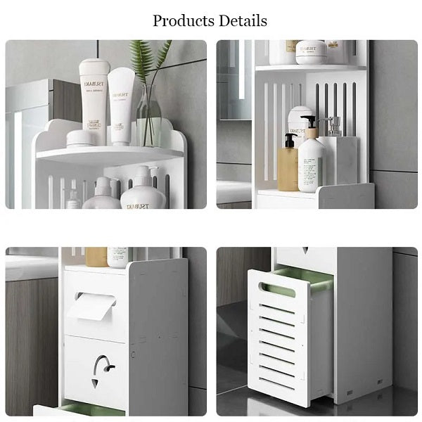 Slim Bathroom Cabinet Floor Standing