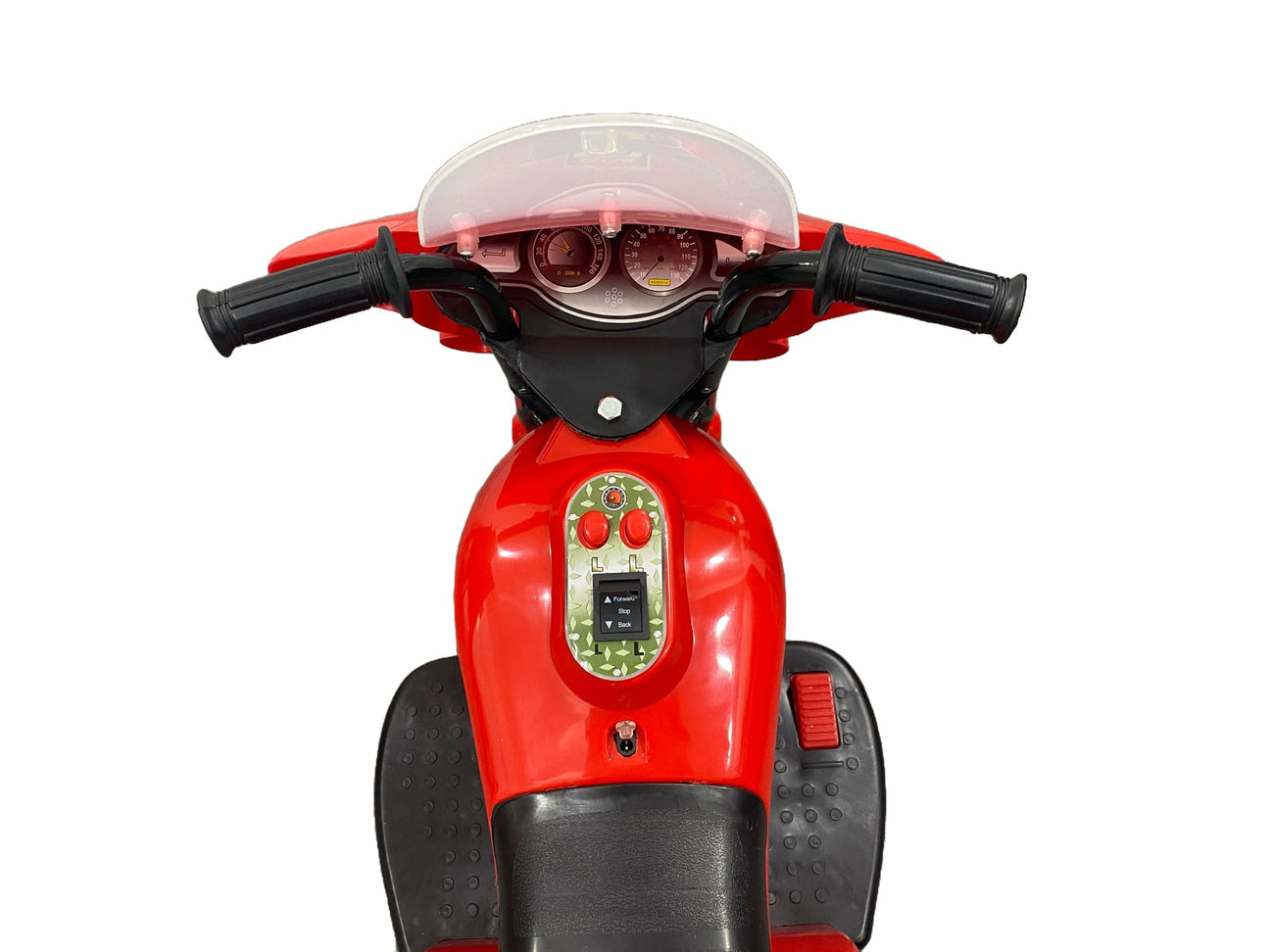 Kids Ride On Electric Police Motorcycle - Red/Blue