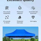 MHome Outdoor Folding PopUp Gazebo 3x4.5M - Various Colours