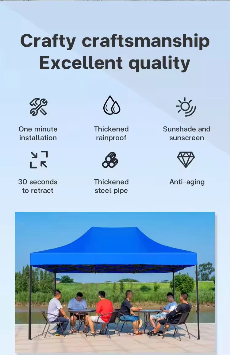 MHome Outdoor Folding PopUp Gazebo 3x4.5M - Various Colours