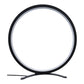 Modern Circle Nightstand Lamp,LED Warm Light Table Lamp for Bedroom Bedside,3 Colors Metal Desk Lamp for Living Room,Dimmable Reading Table Lights for Night Stand on Side & End Tables