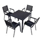 MFurn Outdoor Furniture Lounge Patio Dining Table And Chairs Set 5pc