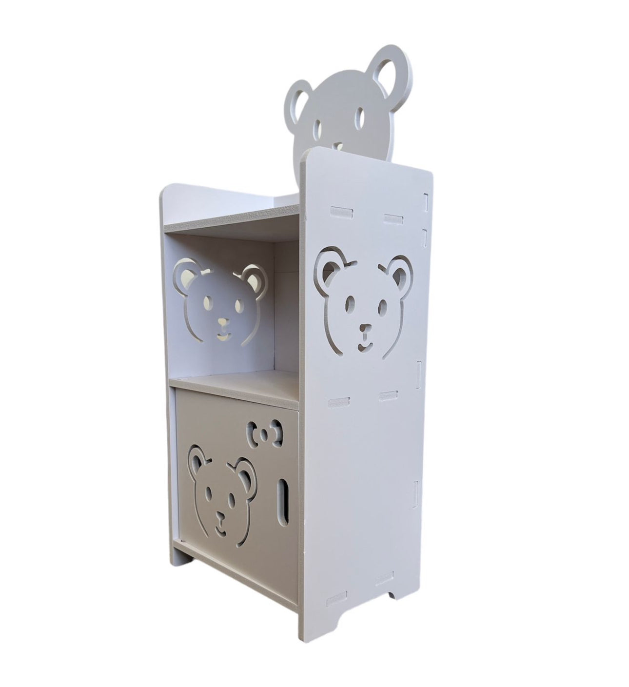 MFurn Mini Bedside Cabinet – Multi-Functional Bear Organiser Rack