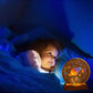 MTech 3D Acrylic Planets Crystal Ball Night Lamp With Wooden Base – USB LED Table Light