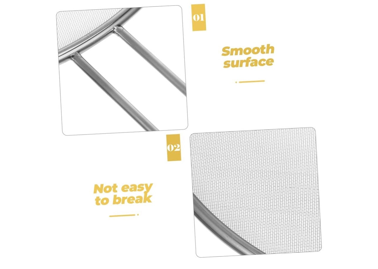 MHome
Grease Splatter Guard Hollow Handle Oil Splash Screen for Frying Pan Prevents Burns for Cooking and Frying